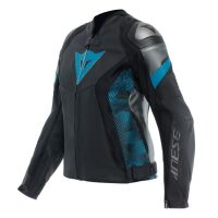 Dainese AVRO 5 dámská sportovní kožená bunda modrá vel.44